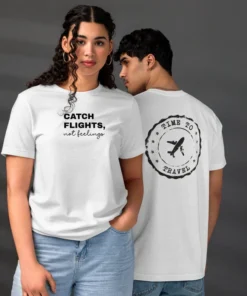 Catch flights not feelings t-shirt, Summer Travel Shirt, World Traveler Shirt, Airplane Mode Shirt