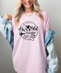 World Traveler Shirt, Traveler Gifts, Travel T-shirt, Travel Lover Tee, Travel Buddies Gift, Adventure Shirt, Vacation Shirt, Family Trip