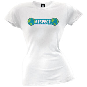 Earth Day - Respect Earth Juniors T-Shirt