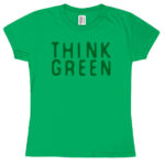 Earth Day - Think Green Juniors T-Shirt