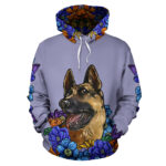Illustrated German Shepherd Hoodie