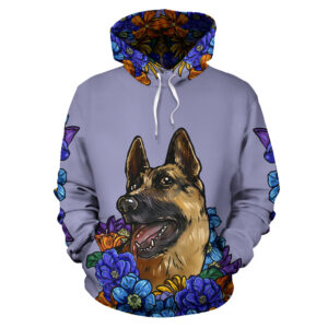 Illustrated German Shepherd Hoodie